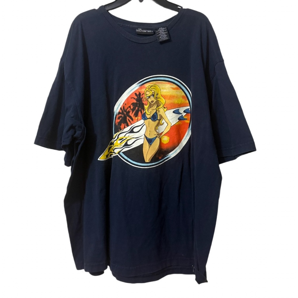 Vintage No Boundaries Bikini Surf Y2K Tshirt